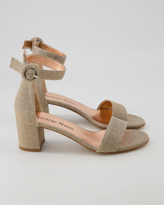 George Watts Cardine 55 Sandalen in Silber