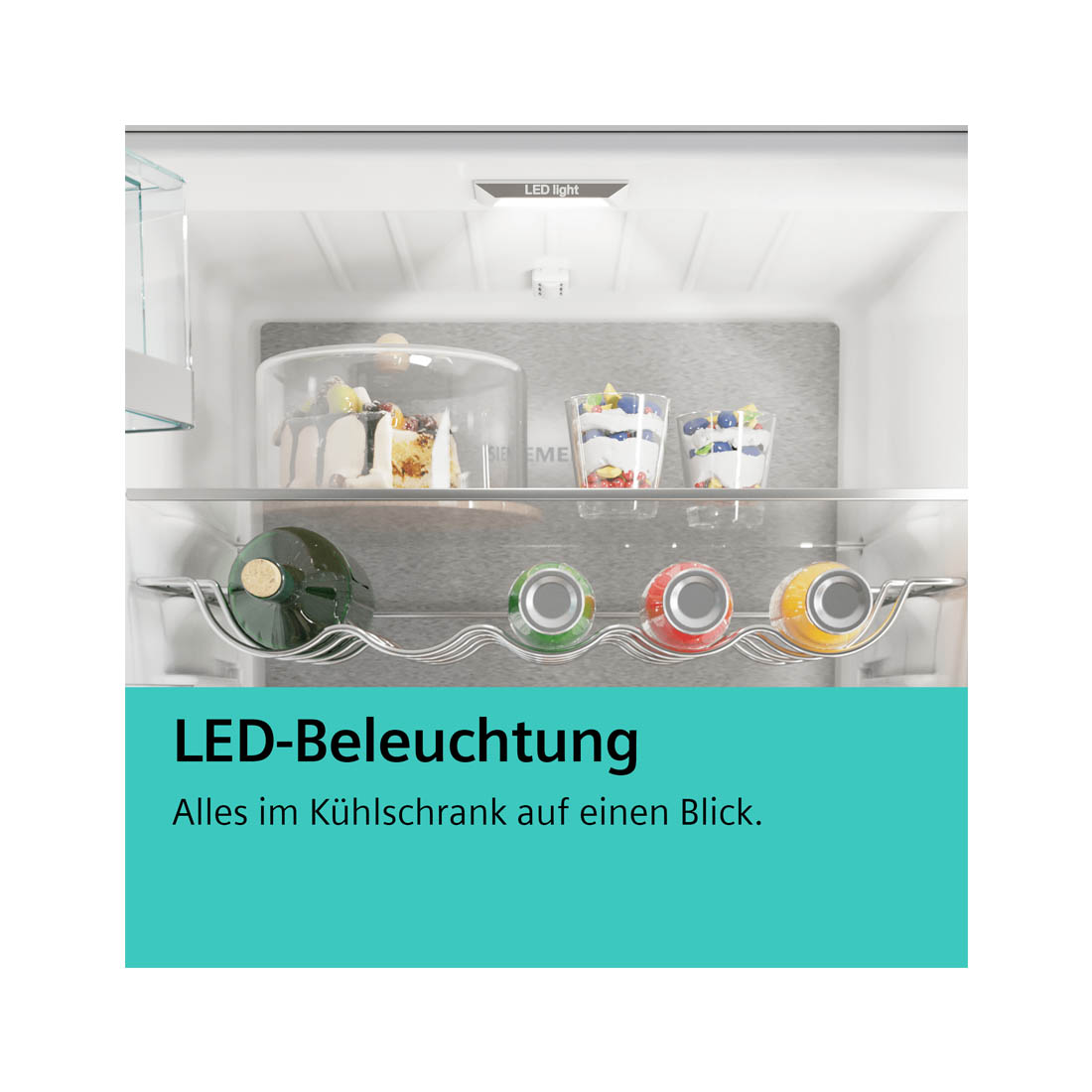 Siemens KI82LADD0H Einbau-Kühlschrank 280 Liter