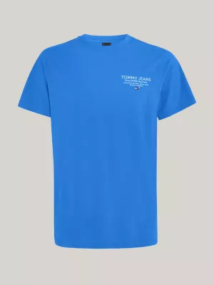 Camiseta Essencial Slim Fit com Estampa de Logo