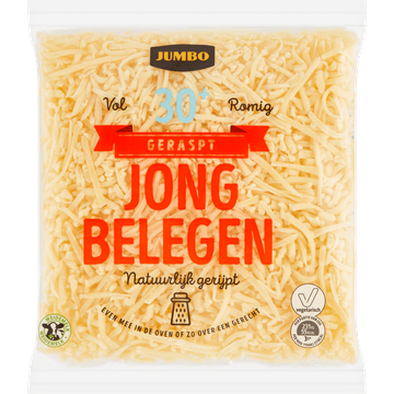 Jumbo Geraspte Kaas Jong Belegen 30+ 150 g