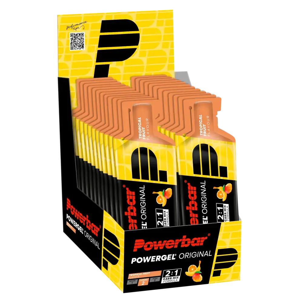 PowerBar Powergel Sodium Tropische Vruchten Gel 24 stuks