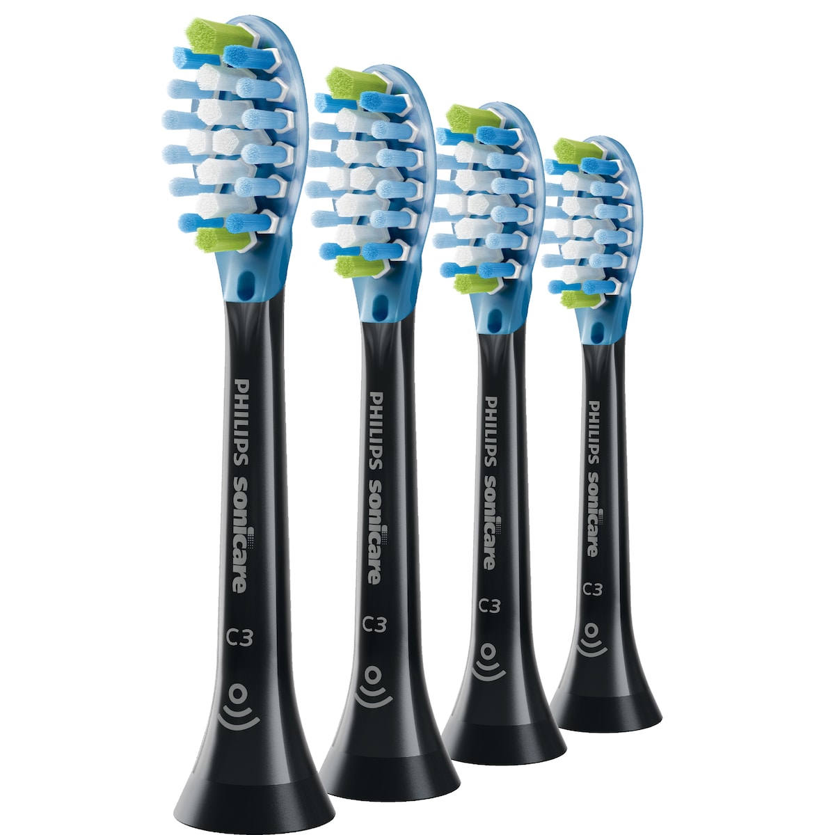 Philips Premium Plaque Defence børstehoder HX9044/33 (sort)