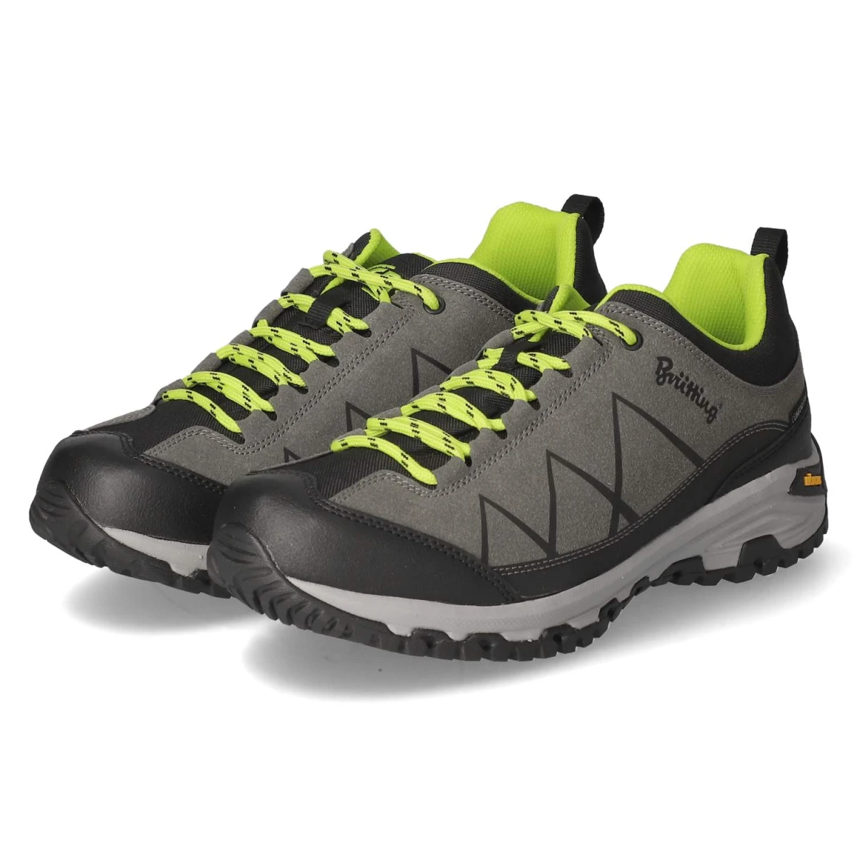 BrüttingOutdoorschuhe KANSAS - anthrazit/schwarz/lemon
