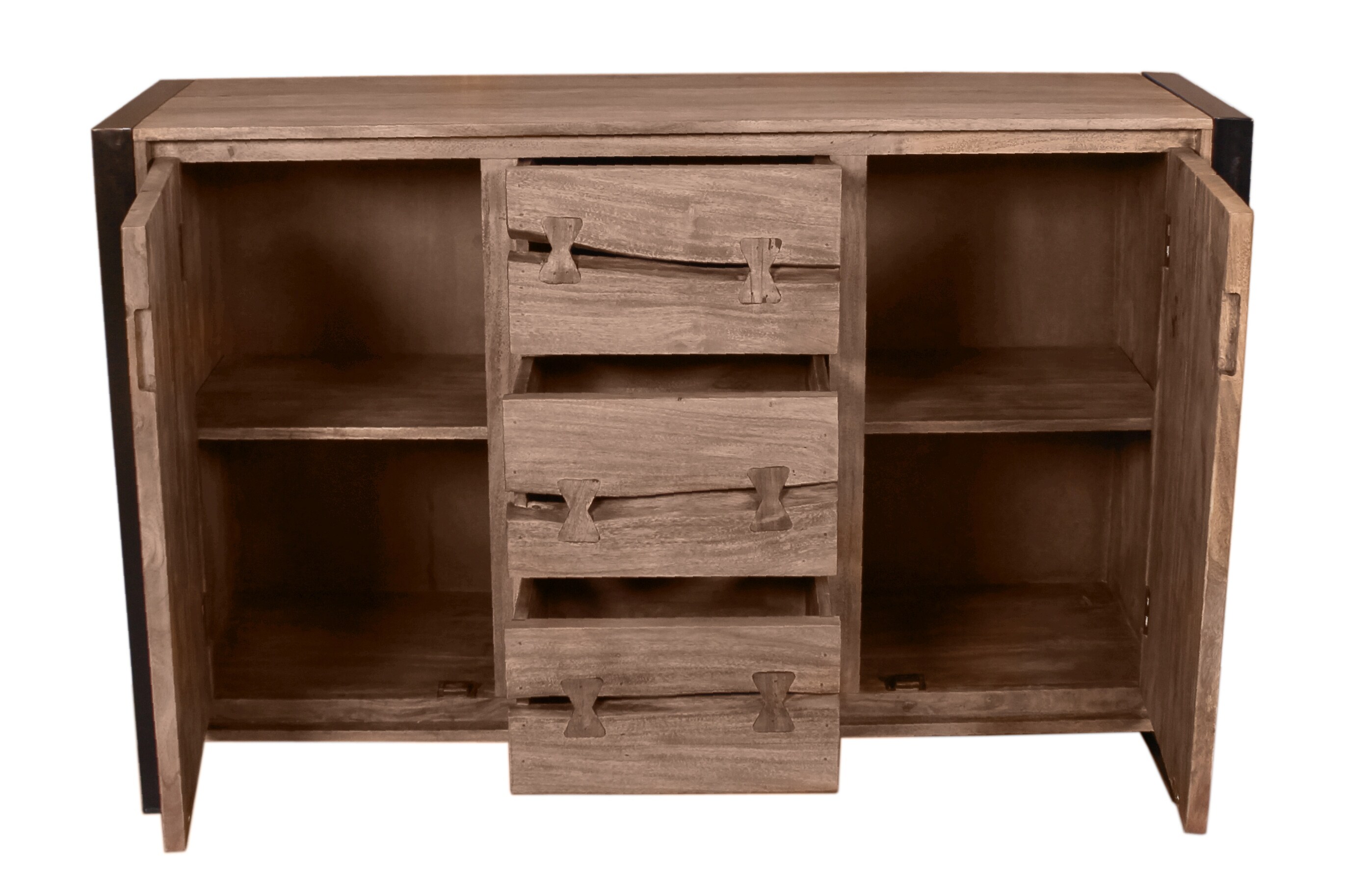 Sideboard Natural Edge Akazie Kommode Wohnzimmer Esszimmer Schubladen Schrank