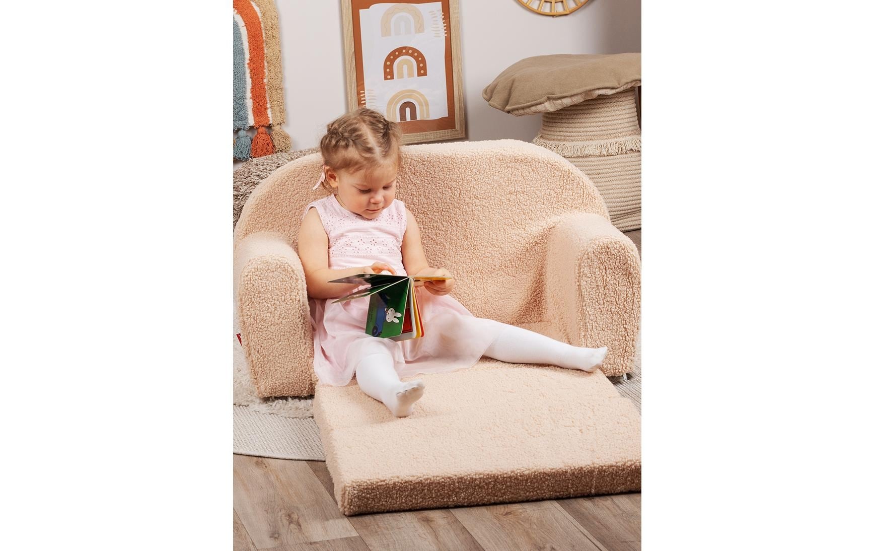 Knorrtoys® Kindersofa »«Soft plush« Ausklappbar