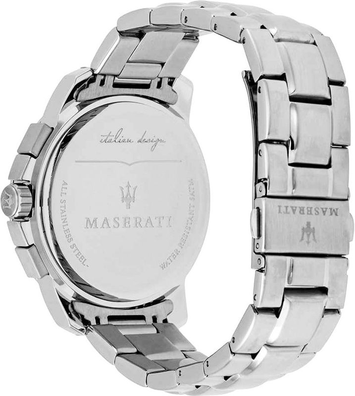 Maserati - Successo - Horloge - Zilver - Chronograaf - 44 mm