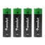 Oppladbare AA-batterier 4-pk 2500 mAh 1,2 V