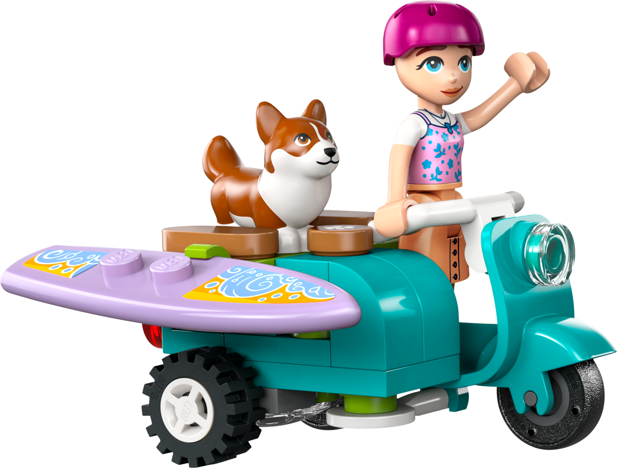 LEGO - LEGO Friends - Eventyr med surfende hunde og scooter (42641)