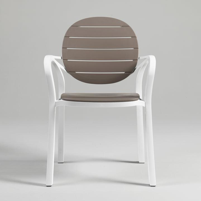 Nardi Palma tuinstoel Bianco/Tortora