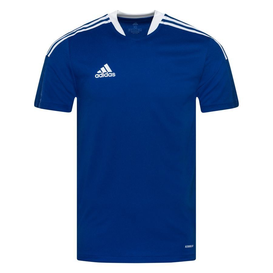 adidas T-shirt d'Entraînement Tiro 21 - Bleu/Blanc