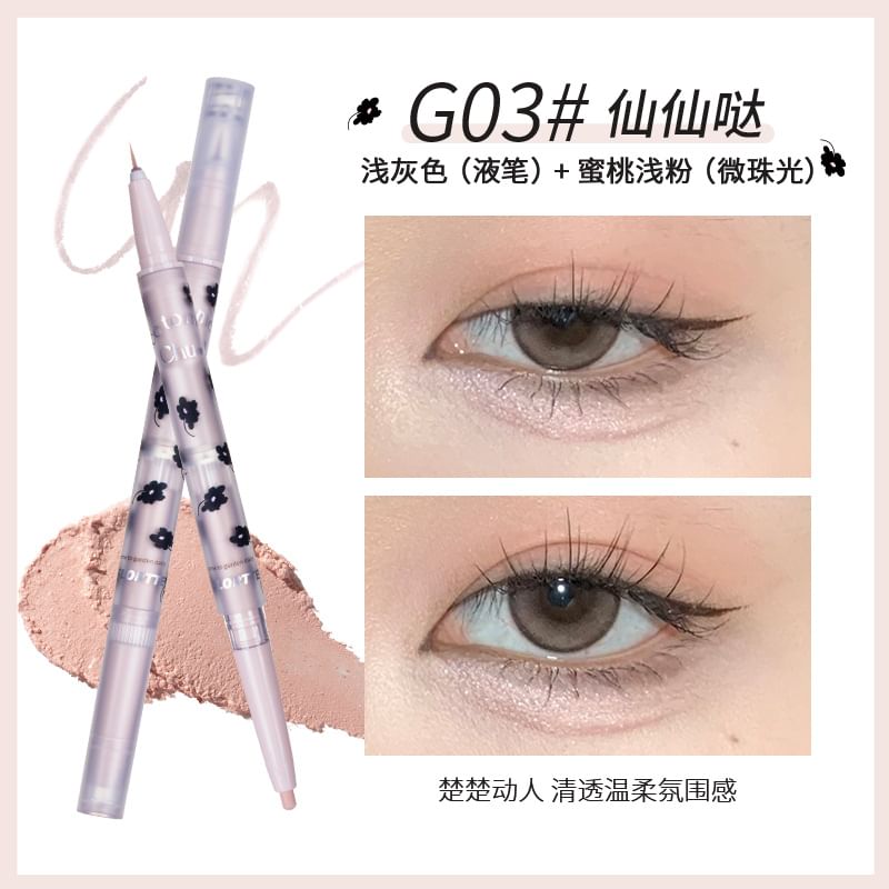FLORTTE - 2 in 1 Eyeliner - 4 Kleuren (G01-4)