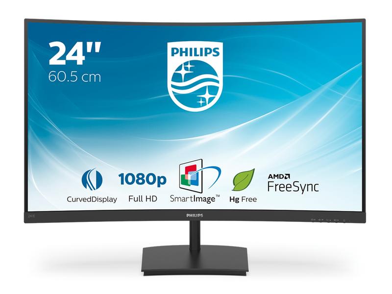 Philips Monitor 241E1SC/00 Kontraststarker 23.6