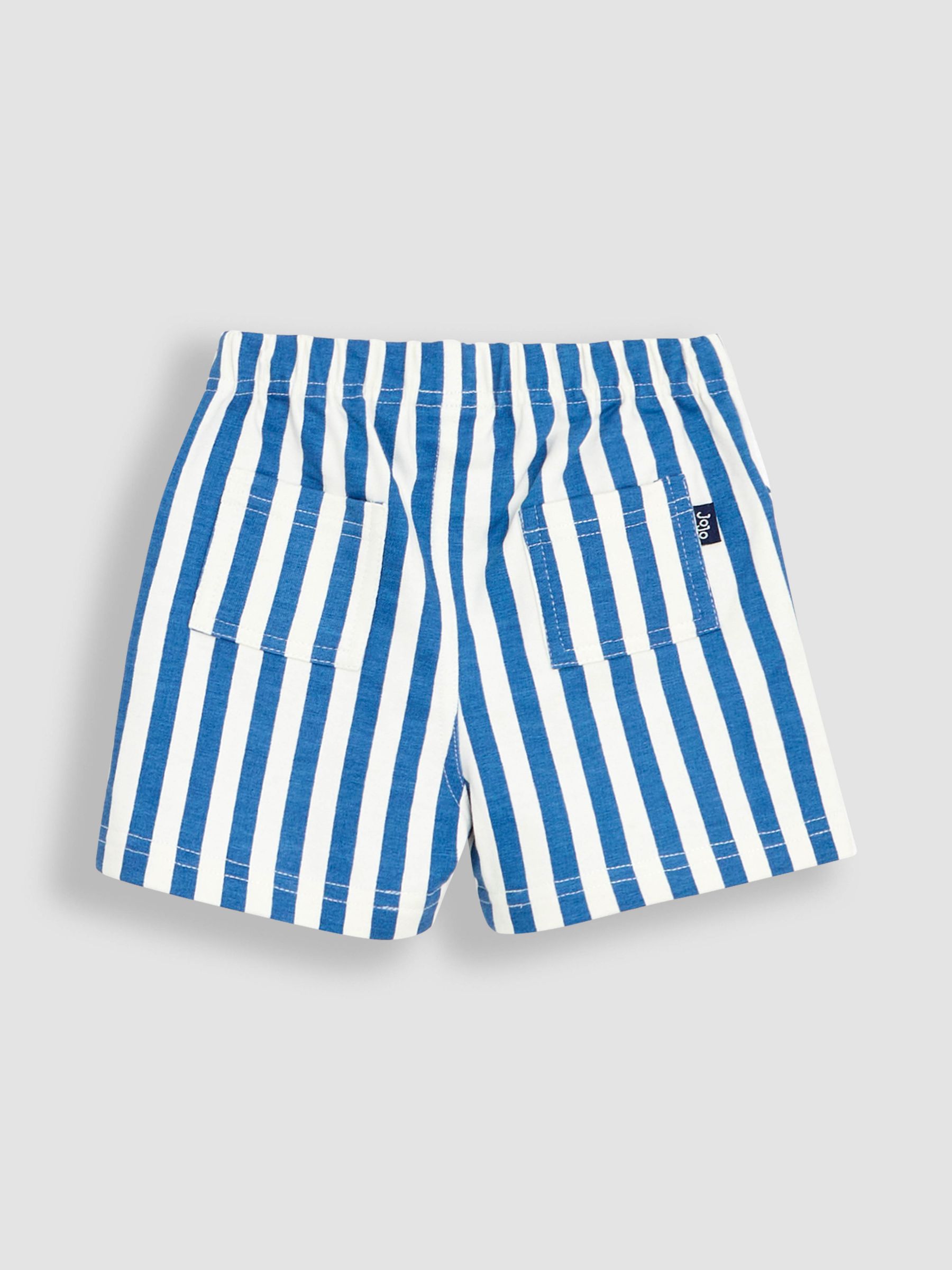 JoJo Maman Bébé 2-Pack Stripe Jogger Shorts