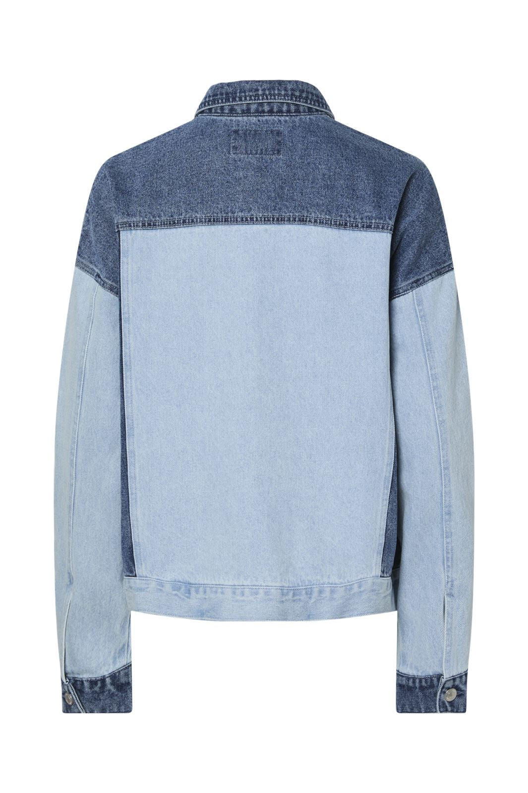 Pieces Pcfamy Ls Loose Denim Shirt Fsy