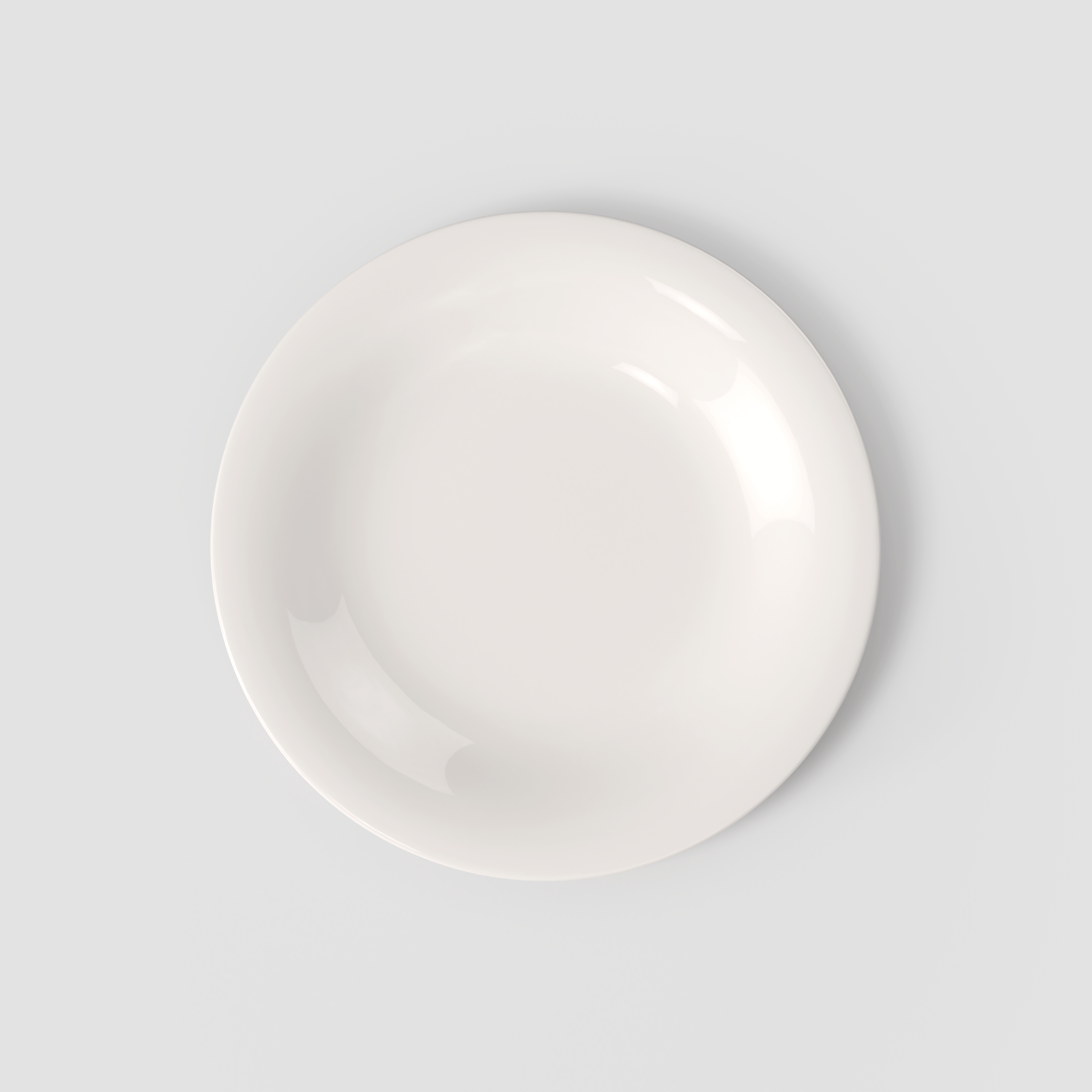 New Cottage Dinner plate White, 10.6'', Premium Porcelain