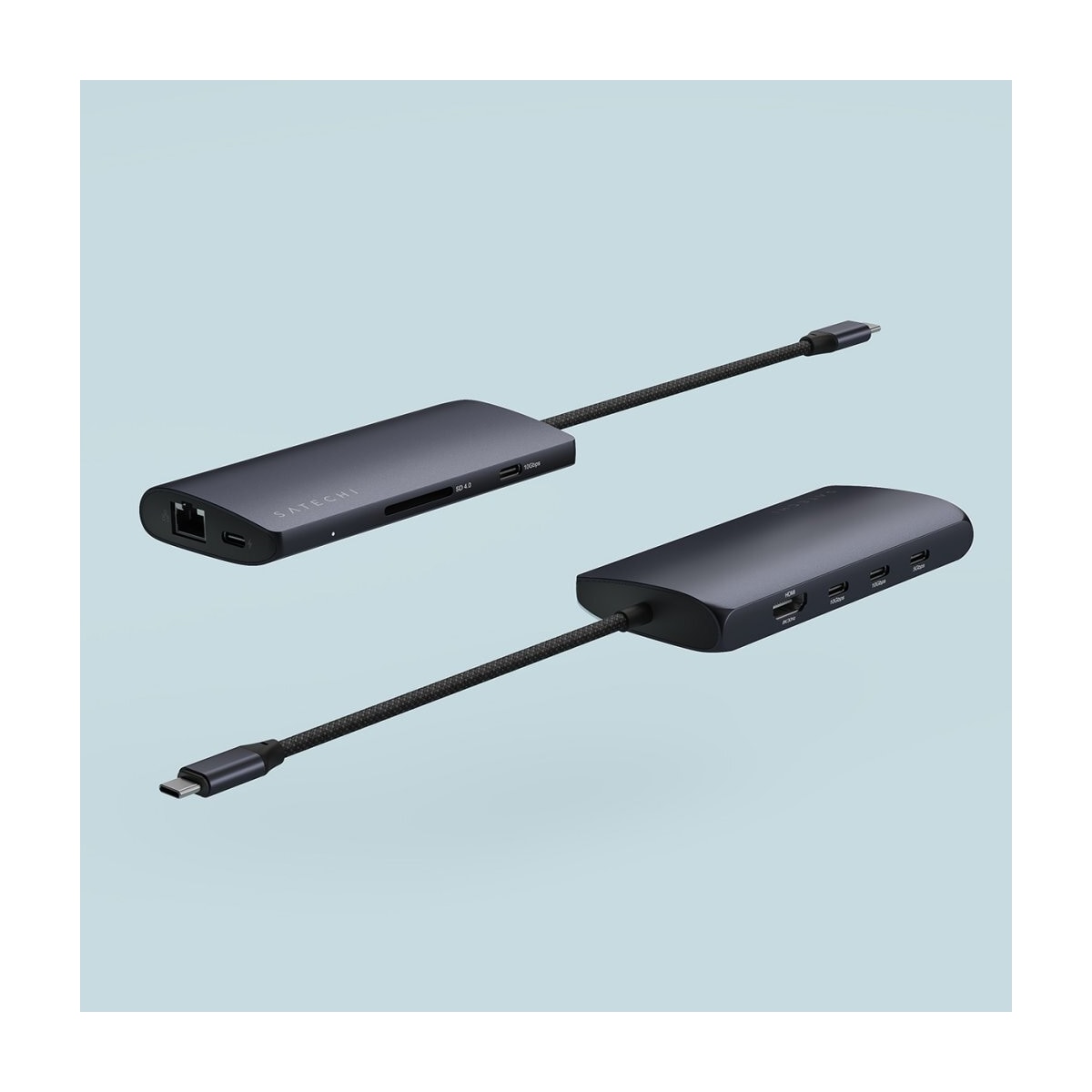 Satechi USB-C 8K Ethernet V3 Multiport USB hub (Midnight)