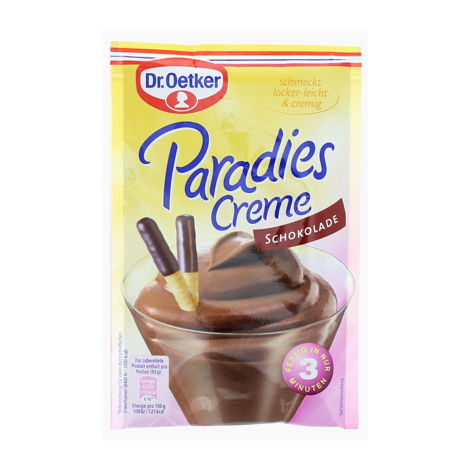 Dr. Oetker Paradiescreme Schokolade