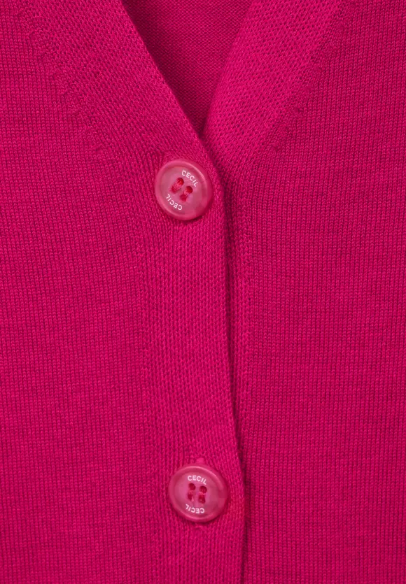 Strick Cardigan - pink sorbet