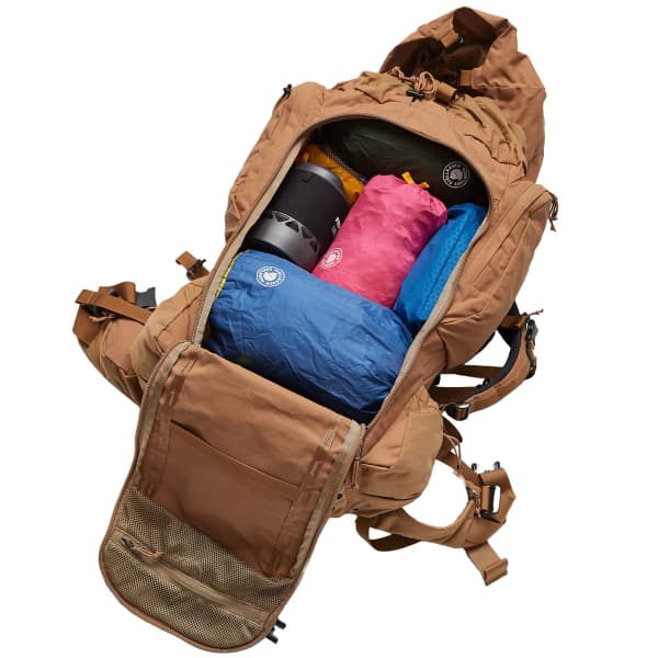 Sac à dos randonnée FJALLRAVEN KAJKA 55 KHAKI DUST