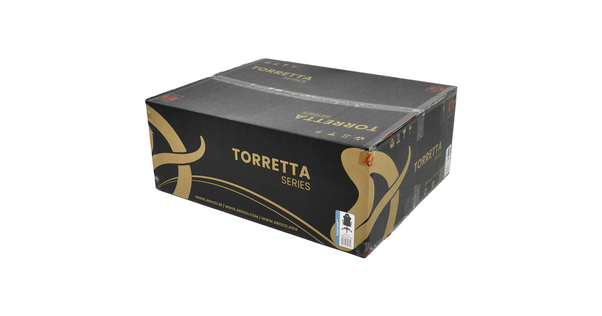 ArozziTorretta Soft Fabric - Pure Black gamestoel  (Zwart)