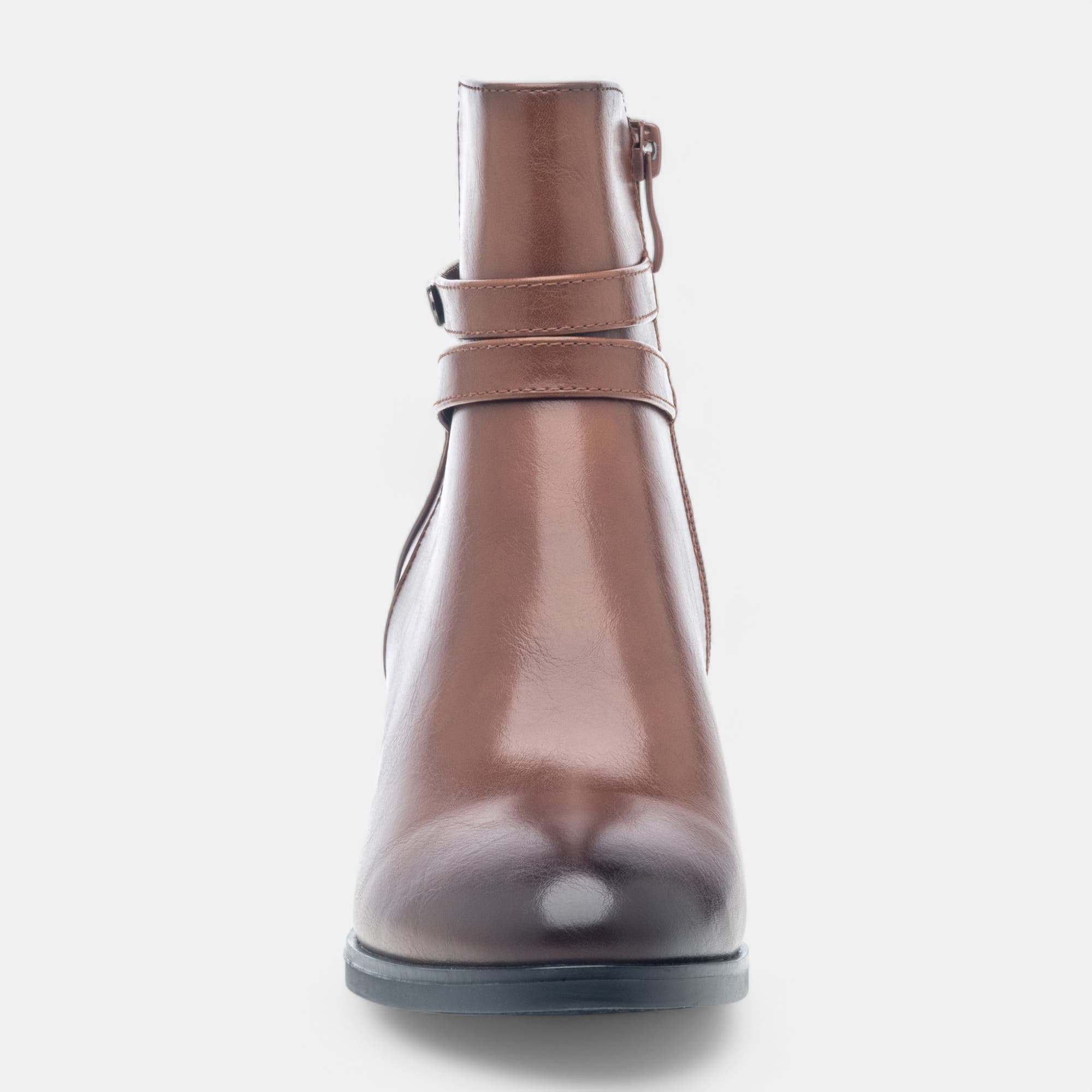 Bottines à talon Femme cognac