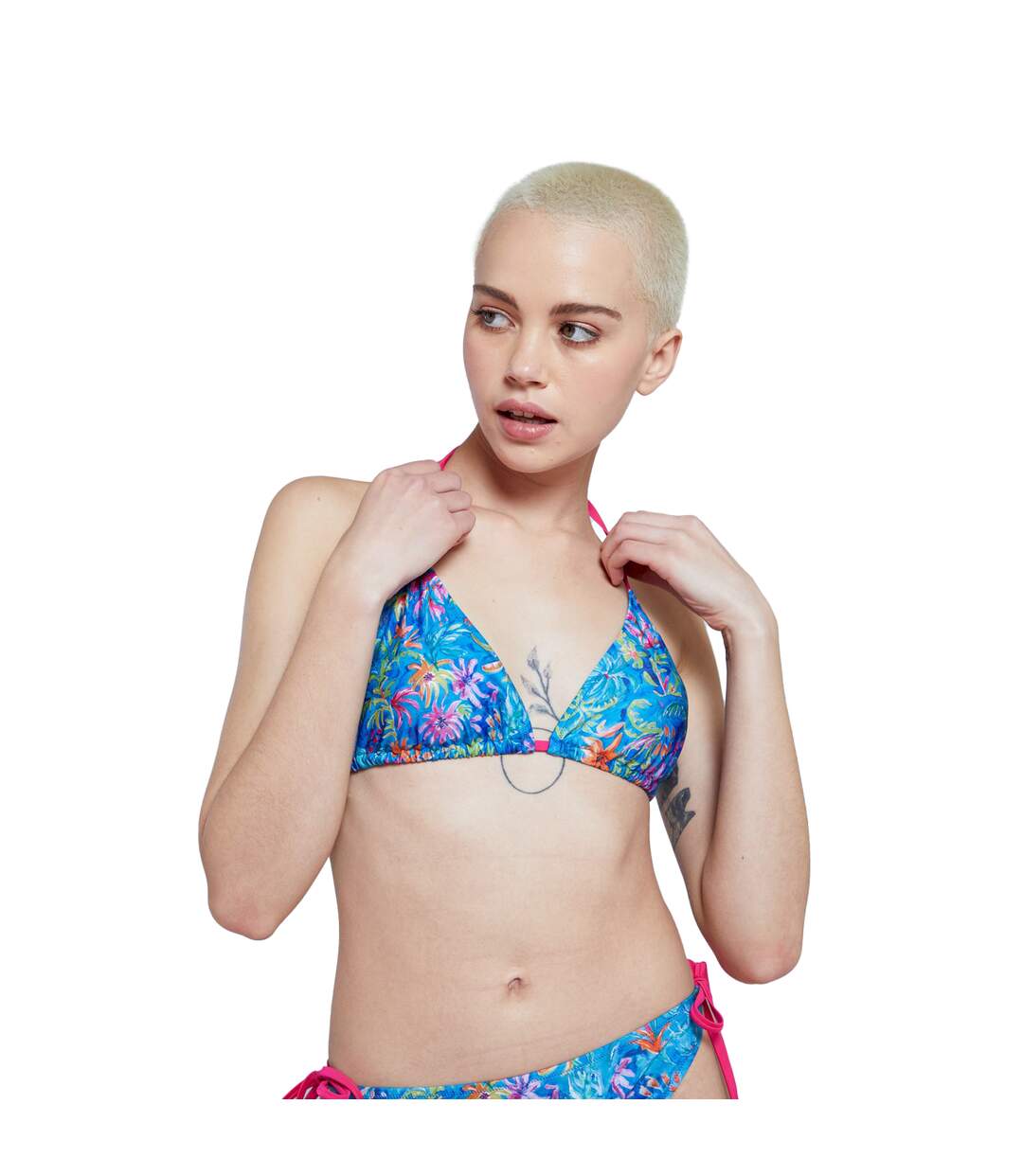 Animal - Haut de maillot de bain RIVIERA - Femme (Bleu) - UTMW1262