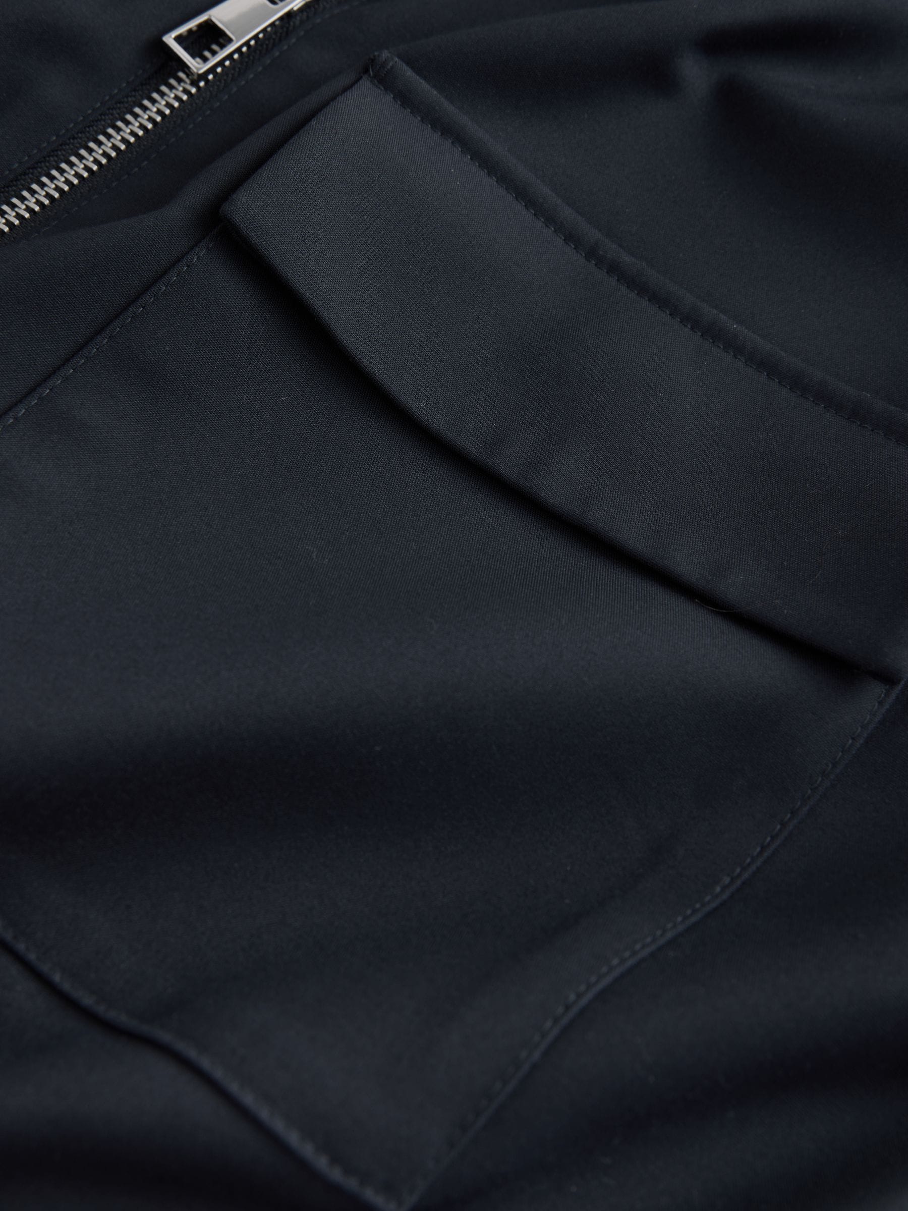 Donkerblauw - Slim technisch stretchy Jack