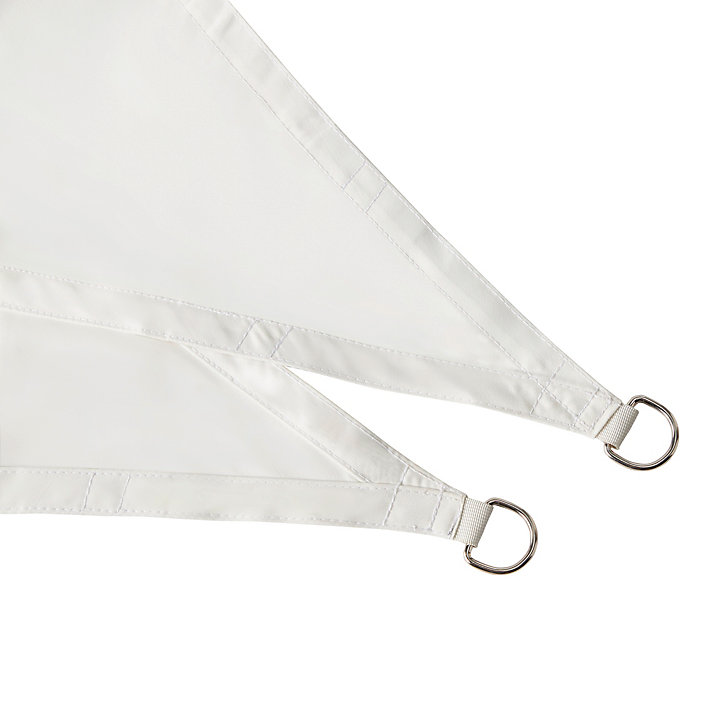 Voile d'ombrage triangle GoodHome blanc 500 cm
