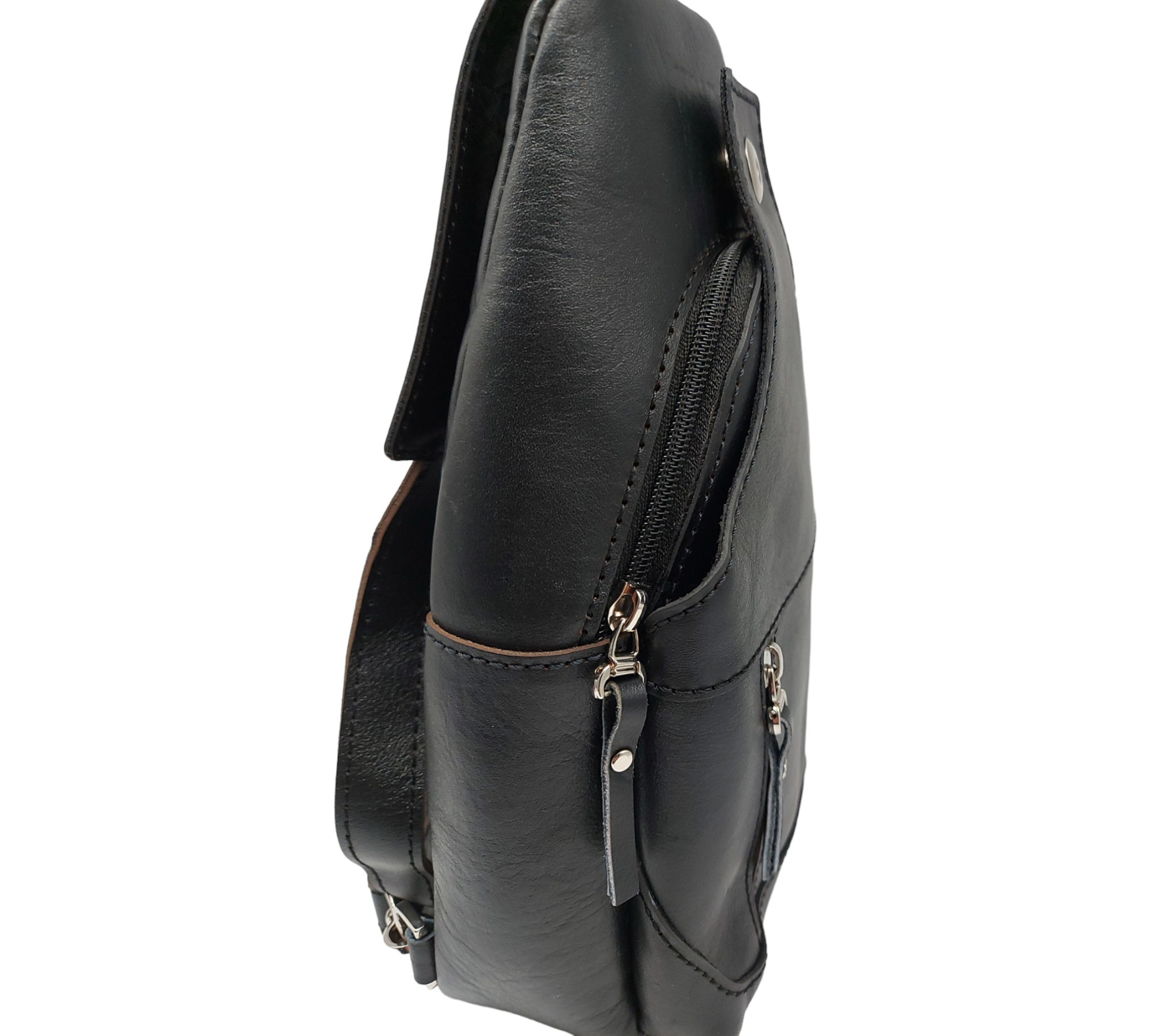 Handgemaakte Leren Crossbody Tas Heren – Elodina