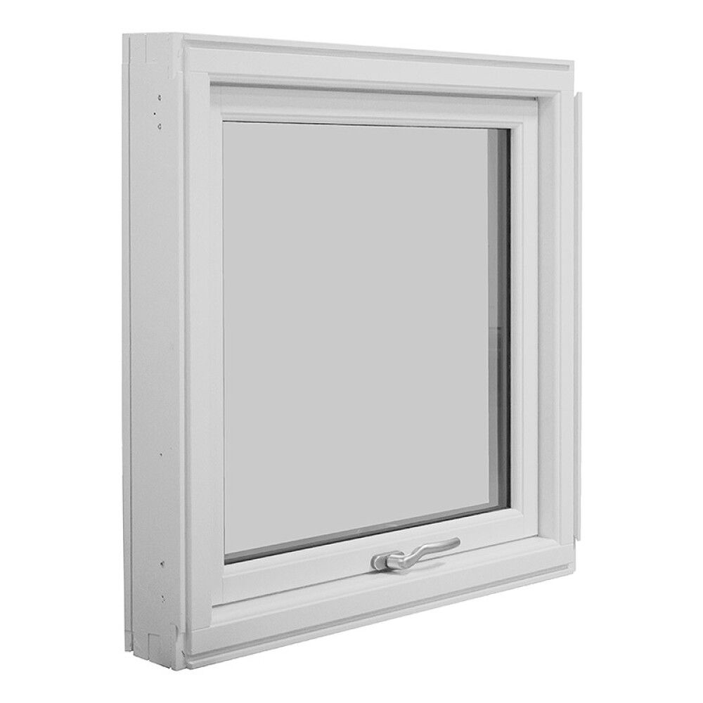 VINDU ULDAL TOPPSVING 59X59CM 2-GLASS HVIT