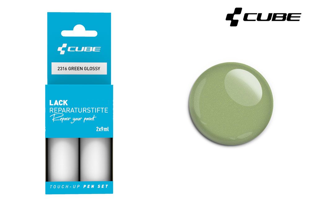 Cube Lackreparaturstift Set GREEN glossy kaufen | Bike-Discount