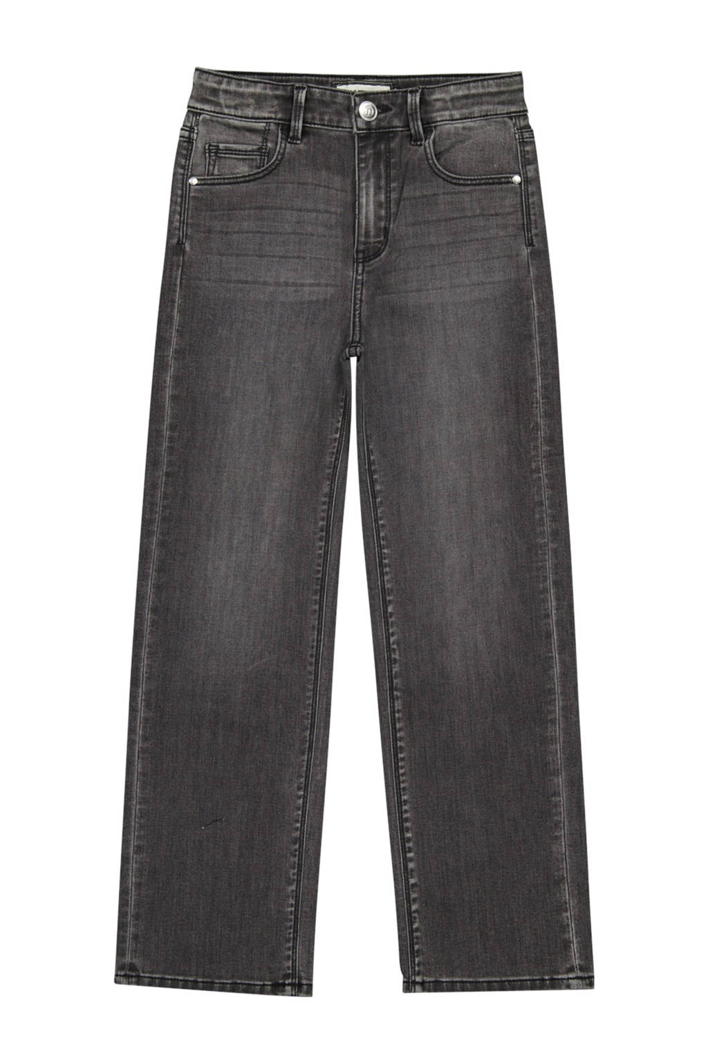 Raizzed high waist straight leg jeans grijs