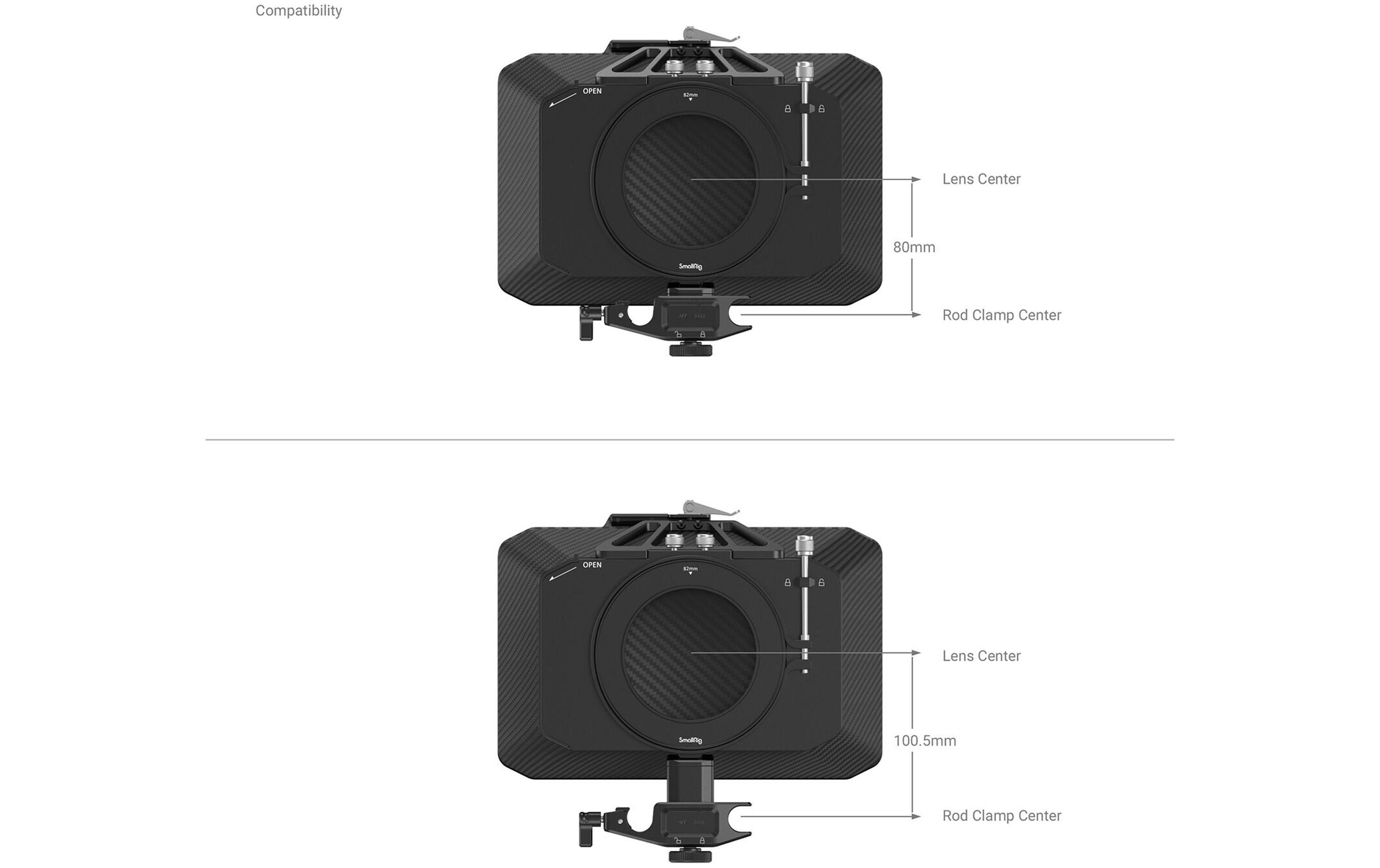 15 mm Rod Support15 mm Stangen Support für 2660 Matte Box 3411