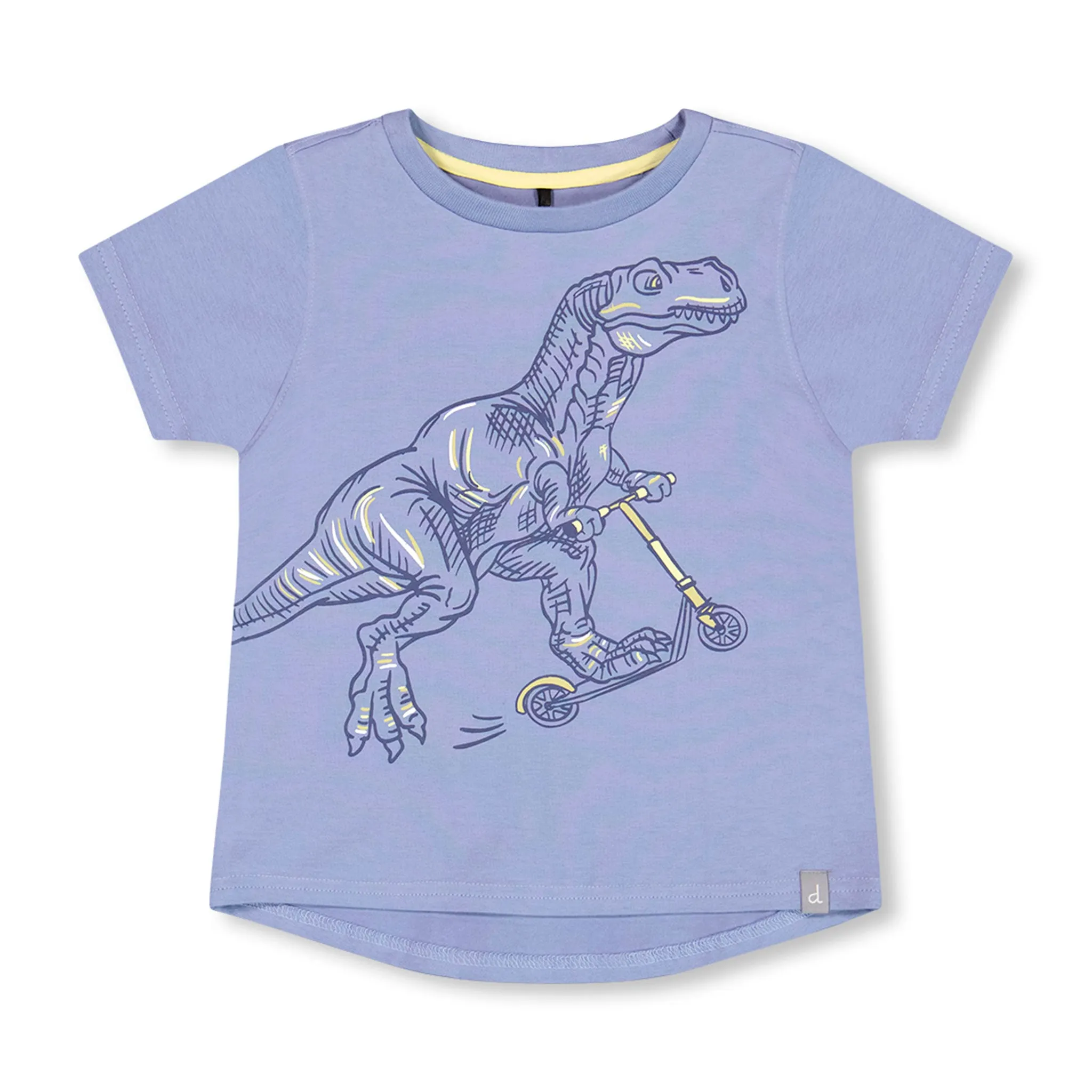 Deux par Deux T-shirt Dino Trotinette 3-6ans