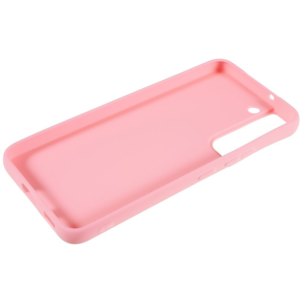 Samsung Galaxy S22 5G Gummi Case Hülle mit Kameraschutz - Rosa (Matt)