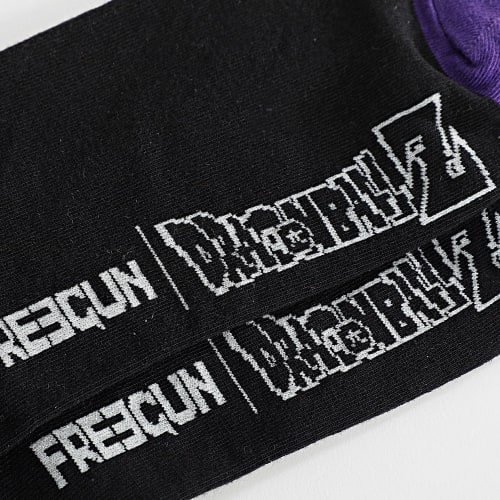 Lot De 2 Paires De Chaussettes Dragon Ball Z Frieza Noir