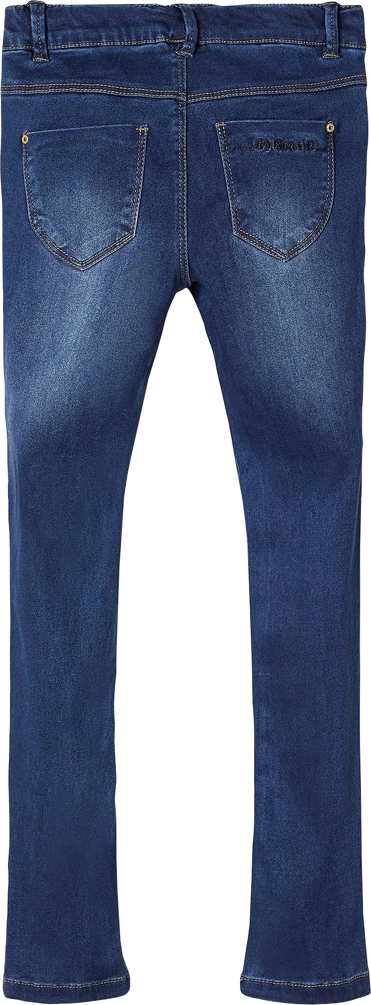 Name It Jeansjeggings »LEGGINGS – Extraeng mit hohem Komfort und Gürtelschlaufen« unifarben, casual, extraeng, Denim/Jeans
