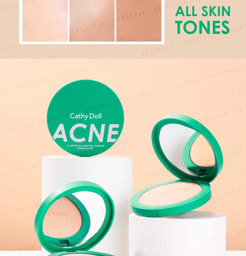 Cathy Doll - Acne CC Speed Oil Control Poeder Transparant