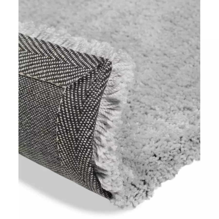 Wecon home basics Hochflorteppich Emilia hellgrau