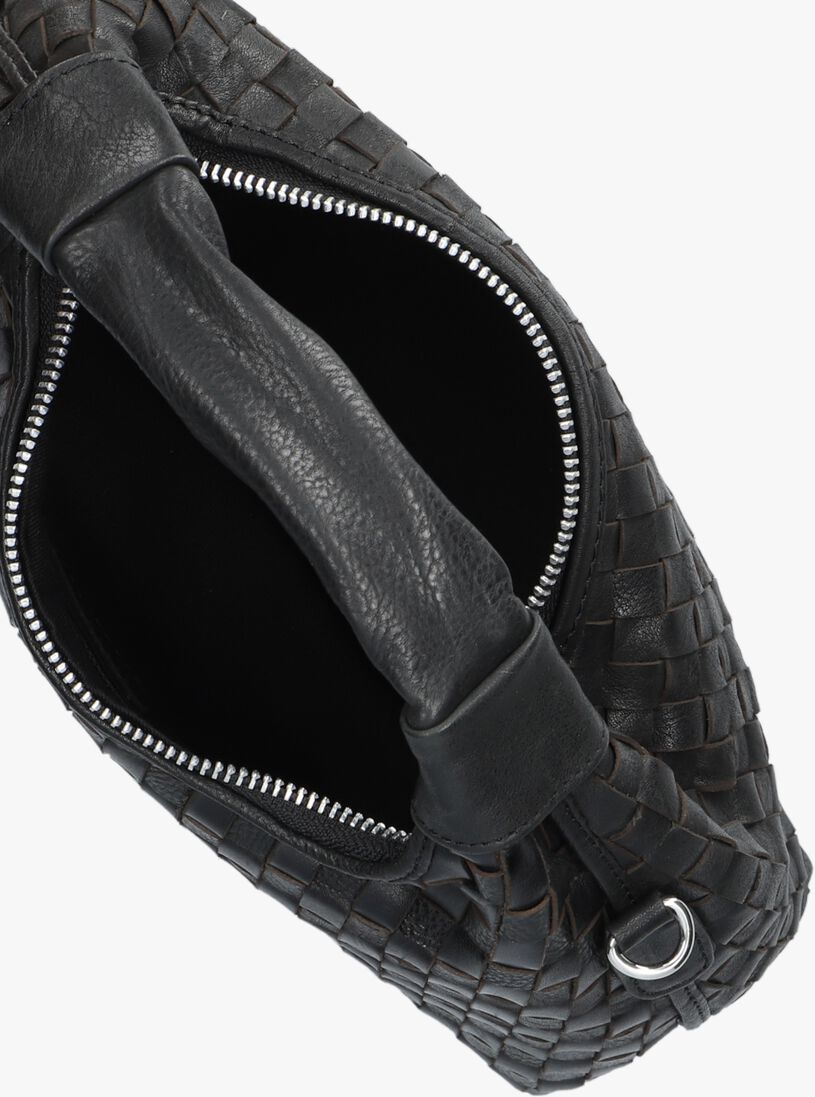 N\u00DANOO zwarte n&uacute;noo schoudertas dandy braided rivet