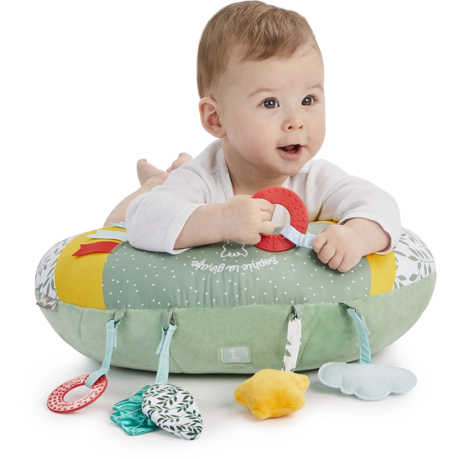 VULLI Sophie la Girafe® Spiel- und Kuschelkissen und Activity-Spielzeug
