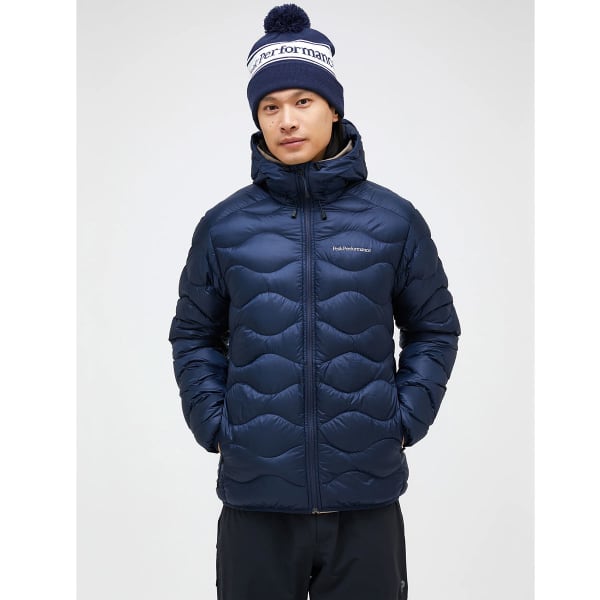 Doudoune ski PEAK PERFORMANCE M HELIUM DOWN HOOD JACKET BLUE SHADOW