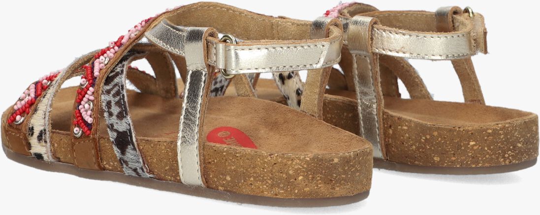SHOESME gouden shoesme sandalen ic22s009