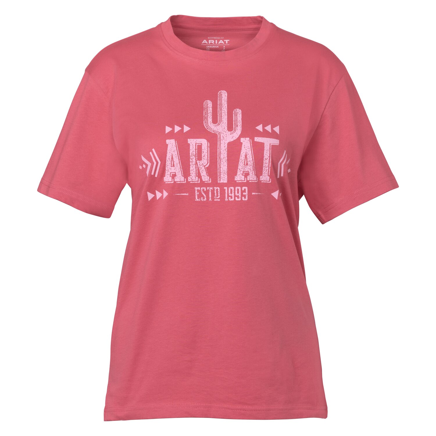 ARIAT T-Shirt Cactus Logo  - slate rose - XS