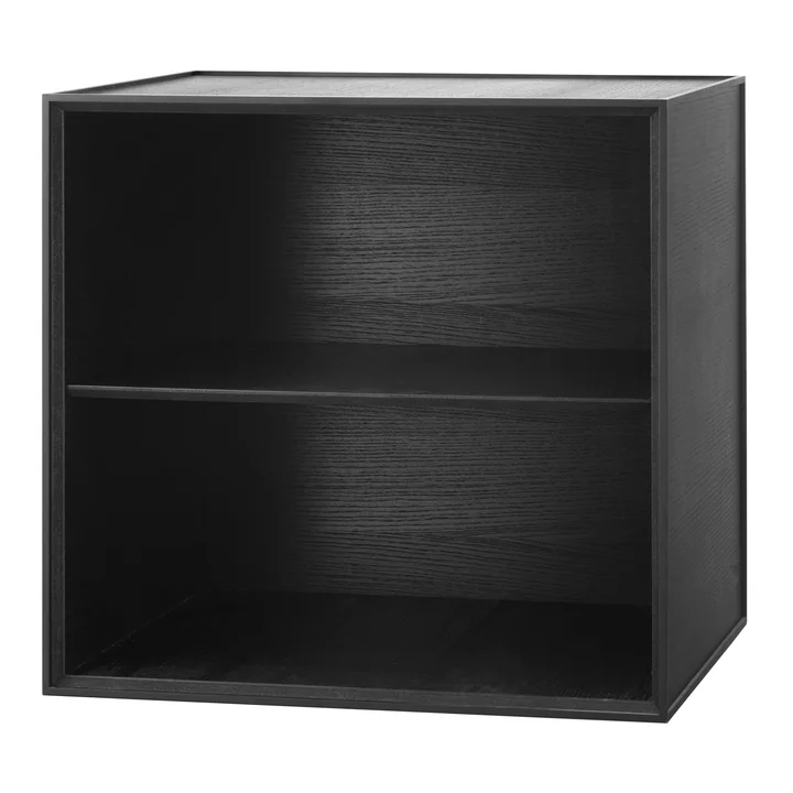Audo - Frame Wandschrank 49, (inkl. Regalboden) Esche schwarz
