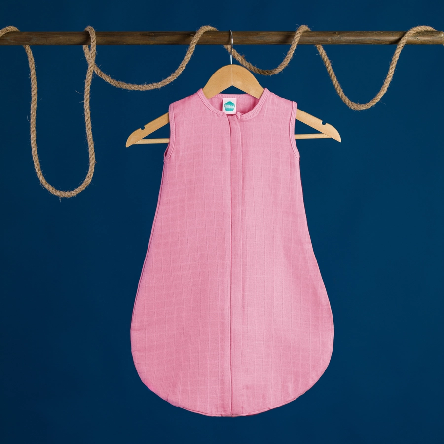 fillikid Muslin Schlafsack altrosa