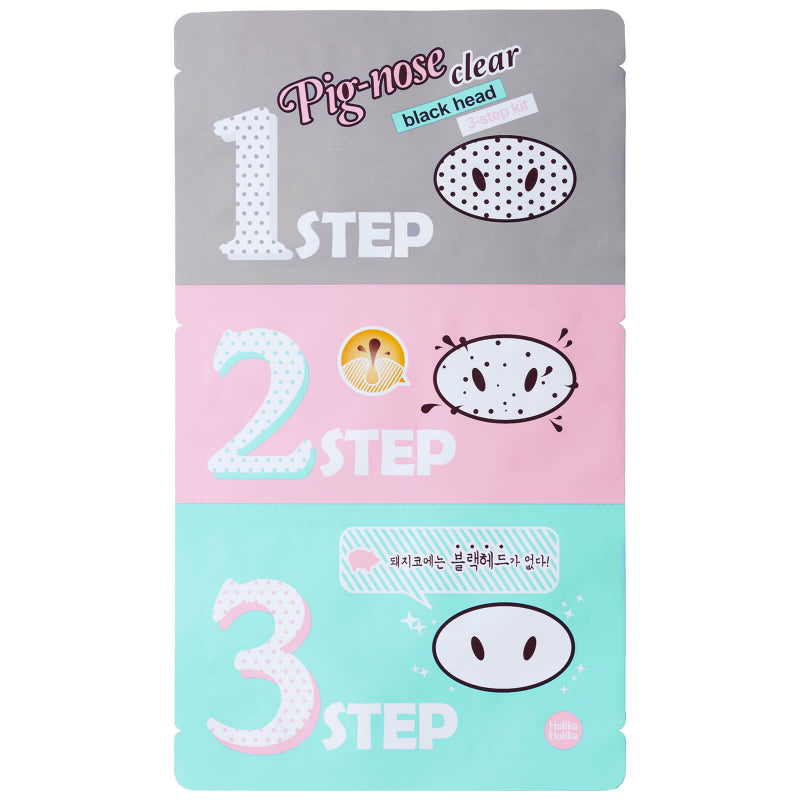 Pig Nose Clear Black Head 3 Step Kit