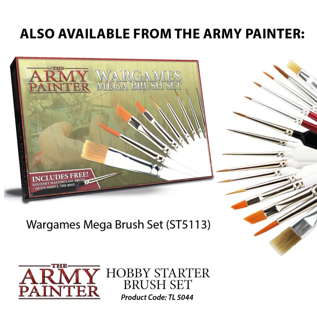 Army Painter - Kit de démarrage : Pinceaux