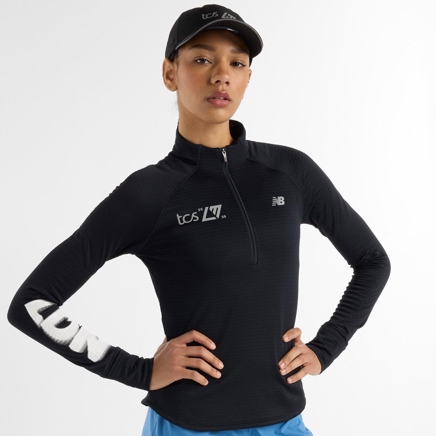 New Balance New Balance Heat Grd Hz Bk Larg Running Top Womens