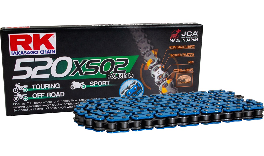 Kæde RK BB520XRE Blå XW-ring 120 led